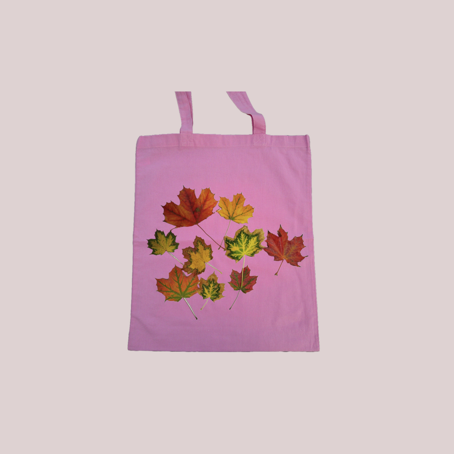 Leaf Mix print tote bag