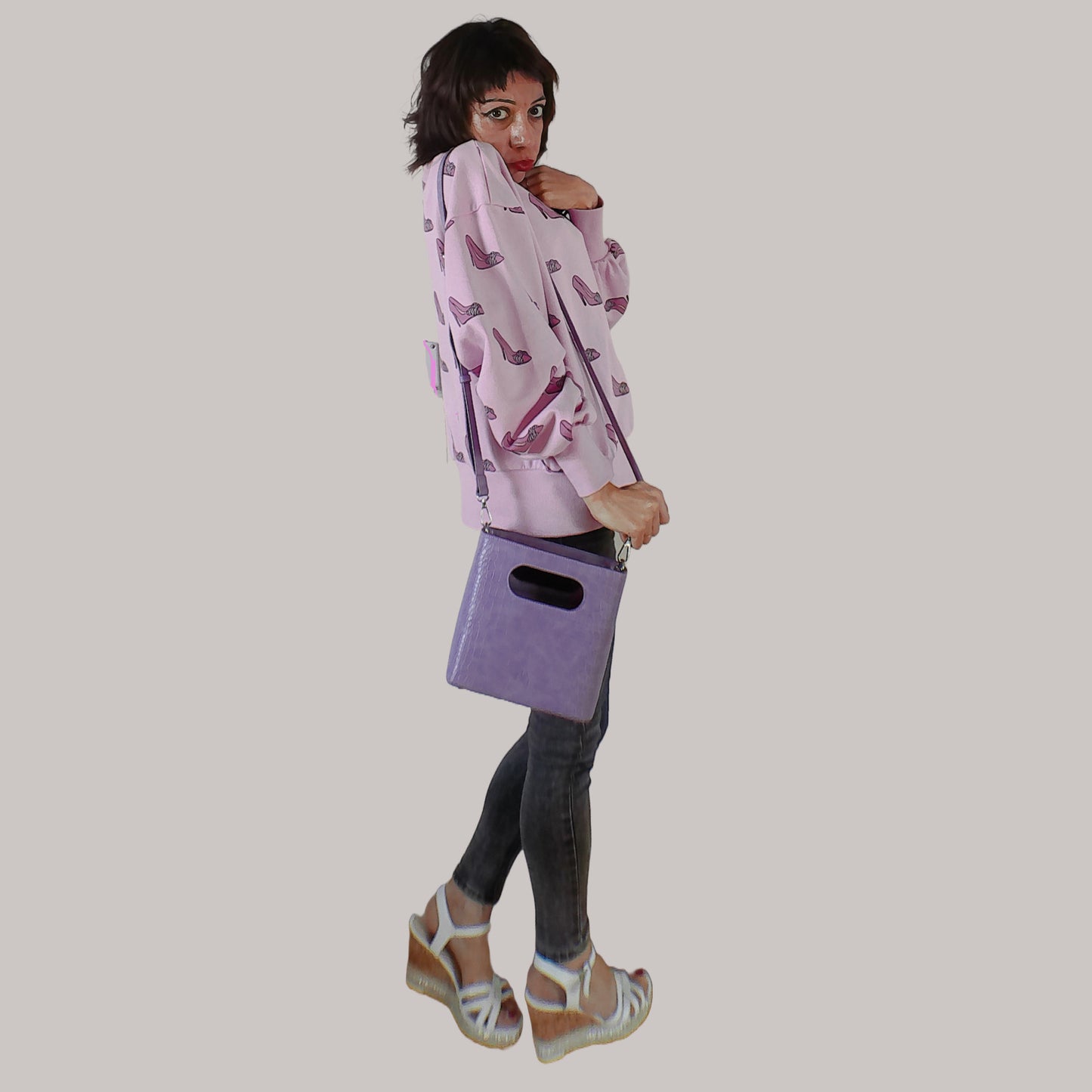 Shoe All-Over Print Sweatshirt