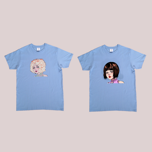 Anime Fashion girl T-shirt bundle