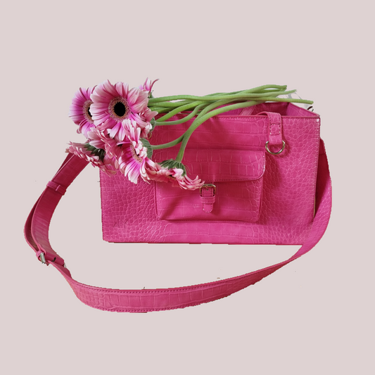 A gift and flowers